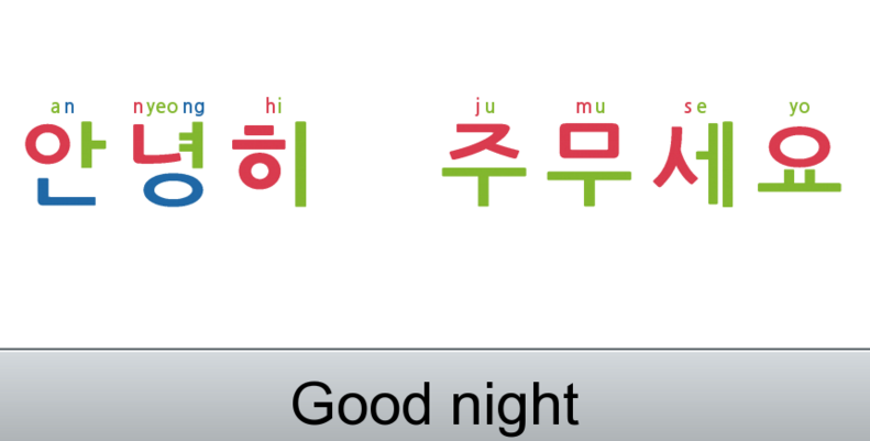  1 số câu giao tiếp tiếng Hàn đơn giản