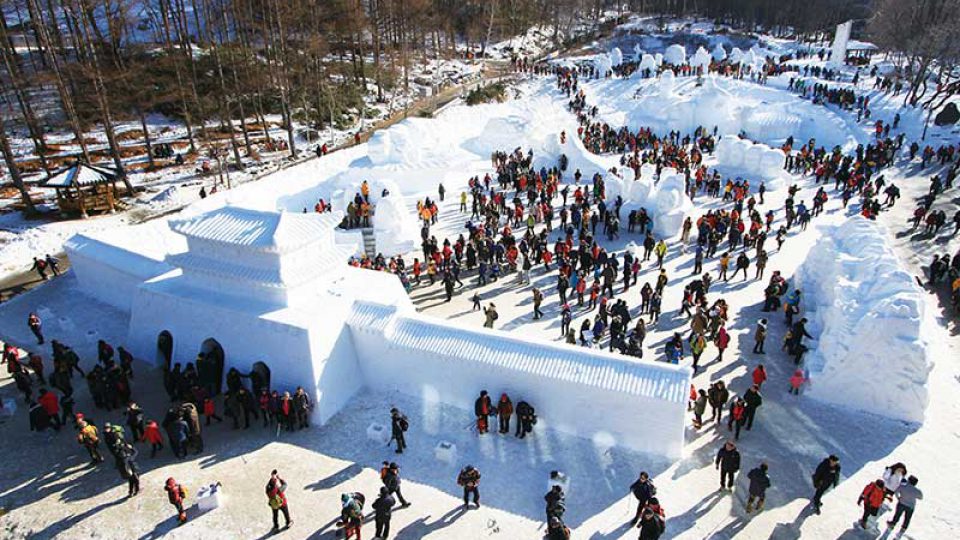 lễ hội núi tuyết taebaeksan